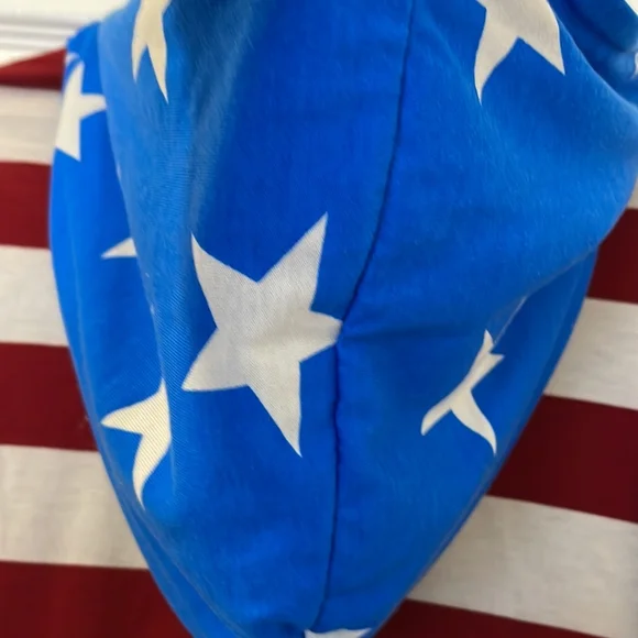 LuLaRoe Blue and Red Star Hoodie - Picture 4 of 6